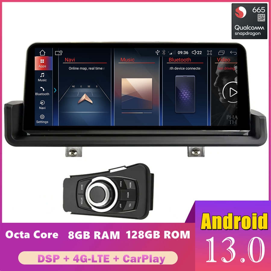 Autoradio GPS Android 10.0 <br/> Série 3 E91 (2007-2011)