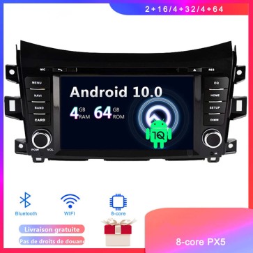 Android 10 Autoradio Lecteur DVD GPS Compatible pour Nissan Navara (2014-2018)-1