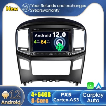 Android 12 Autoradio Lecteur DVD GPS Compatible pour Hyundai H-1 (2016-2019)-1