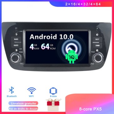 Android 10 Autoradio Lecteur DVD GPS Compatible pour Opel Combo D (De 2012)-1