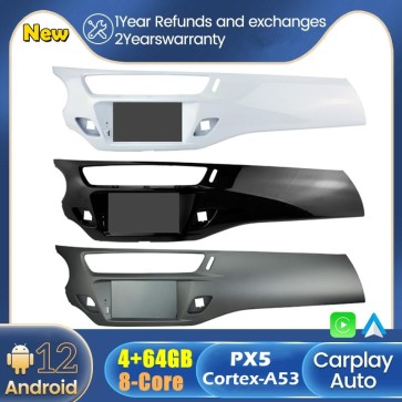 7" Android 12 Autoradio Radio Stéréo Radio pour Citroën DS3 (2010-2016)-1