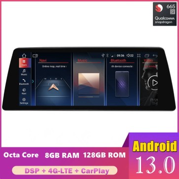 10,25" Android 13 Autoradio Système GPS Stéréo Lecteur Multimédia de Voiture pour BMW E65/E66 (2002-2008)-1