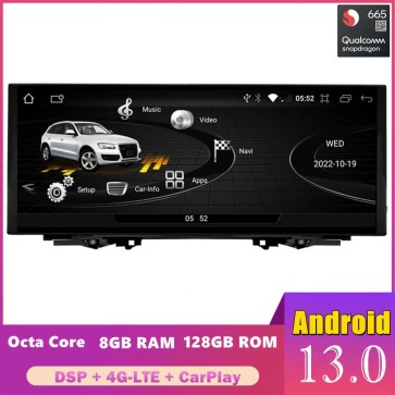 12,3" Android 13 Autoradio Système GPS Stéréo Lecteur Multimédia de Voiture pour Audi Q5 FY (De 2017)-1