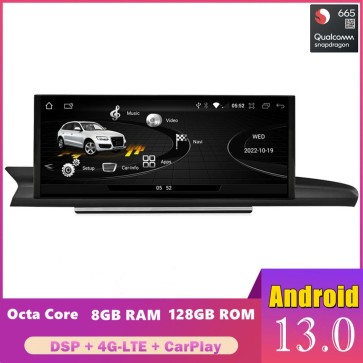 12,3" Android 13 Autoradio Système GPS Stéréo Lecteur Multimédia de Voiture pour Audi A6 C7/4G (De 2011)-1