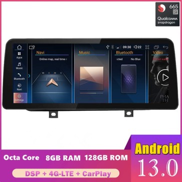 12,3" Android 13 Autoradio Système GPS Stéréo Lecteur Multimédia de Voiture pour BMW F45 (2014-2020)-1