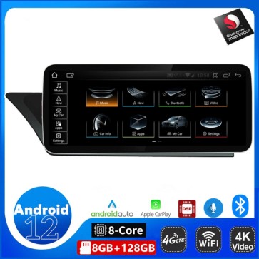 12,3" Android 12.0 Autoradio Stéréo GPS Navigation Lecteur DVD de Voiture pour Audi A5 8T (De 2008)-1