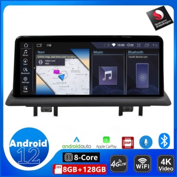 10,25" Android 12 Autoradio Stéréo GPS Navigation Lecteur DVD de Voiture pour BMW Série 1 E81 (De 2005)-1