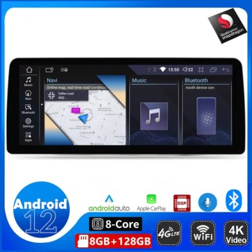 12,3" Android 12.0 Autoradio Stéréo GPS Navigation Lecteur DVD de Voiture pour BMW F30 (2012-2017)-1