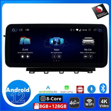 12,3" Android 12 Autoradio Stéréo GPS Navigation Lecteur DVD de Voiture pour Mercedes GLK X204 (De 2008)-1