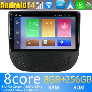 9" Android 14 Autoradio Stéréo de Voiture Multimédia GPS Navigation pour Chevrolet Malibu (2016-2018)-1