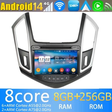 8" Android 13.0 Lecteur DVD GPS Radio Stéréo Navigation pour Chevrolet Cruze (2013-2015)-1