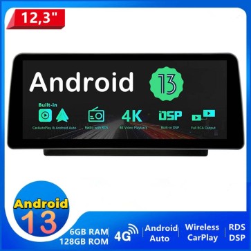 12,3" Android 13 Autoradio Lecteur DVD GPS Compatible pour Skoda Superb 2 B6 (2008-2015)-1