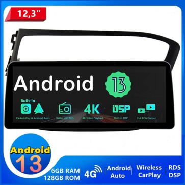 12,3" Android 13.0 Autoradio Lecteur DVD GPS Compatible pour Hyundai i20 (2018-2020)-1