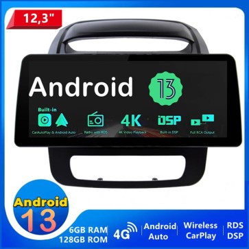 12,3" Android 13.0 Autoradio Lecteur DVD GPS Compatible pour Kia Sorento XM (2012-2015)-1