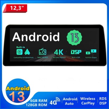 12,3" Android 13 Autoradio Lecteur DVD GPS Compatible pour Opel Combo (De 2012)-1