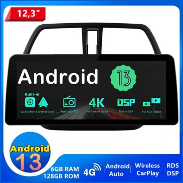 12,3" Android 13.0 Autoradio Lecteur DVD GPS Compatible pour Suzuki SX4 S-Cross (De 2012)-1