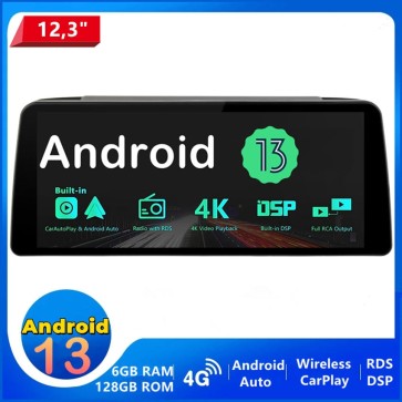 12,3" Android 13 Autoradio Lecteur DVD GPS Compatible pour Subaru Outback (De 2003)-1