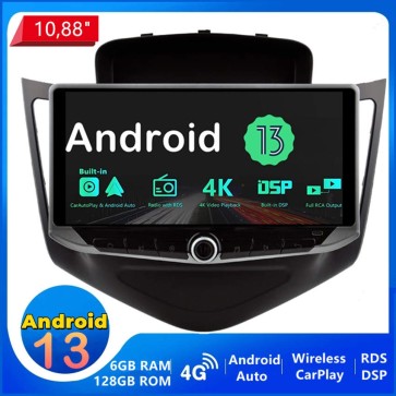 10,88" Android 13.0 Autoradio Lecteur DVD GPS Compatible pour Chevrolet Cruze (De 2008)-1