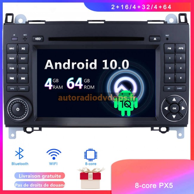 Mercedes Vito W639 Android 10.0 Autoradio DVD GPS avec Ecran