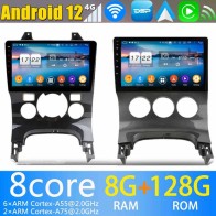 Peugeot 3008 Android 13.0 Autoradio DVD GPS avec 8Go+128Go Bluetooth Telecommande au Volant DSP USB DAB 4G WiFi OBD2 CarPlay - 9" Android 13.0 Lecteur DVD GPS Radio Stéréo Navigation pour Peugeot 3008 (2009-2018)