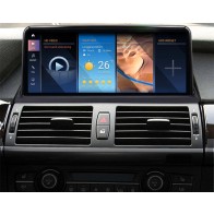 BMW X5 E70 Android 13 Autoradio DVD GPS Navigation avec 8-Core 8Go+256Go Écran Tactile Bluetooth 5.0 Telecommande au Volant DSP SWC DAB SD USB WiFi 4G LTE CarPlay - 12,5