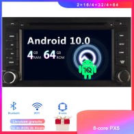 SEAT Leon Android 10.0 Autoradio DVD GPS avec Ecran tactile Commande au volant et Kit mains libres Bluetooth Micro DAB CD SD USB 4G WiFi TV MirrorLink OBD2 Carplay - 7" Android 10 Autoradio Lecteur DVD GPS Compatible pour SEAT Leon Mk3 (2012-2020)