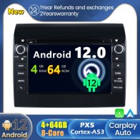 Peugeot Boxer Android 12.0 Autoradio DVD GPS avec Commande au volant et Kit mains libres Bluetooth DAB USB 4G WiFi OBD2 Carplay - Android 12 Autoradio Lecteur DVD GPS pour Peugeot Boxer (De 2006)