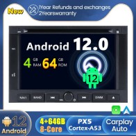 Citroën C3 Picasso Android 12.0 Autoradio DVD GPS avec Commande au volant et Kit mains libres Bluetooth DAB USB 4G WiFi OBD2 Carplay - Android 12 Autoradio Lecteur DVD GPS pour Citroën C3 Picasso (De 2009)