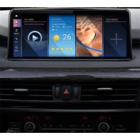 BMW X5 F15 Android 13 Autoradio DVD GPS Navigation avec 8-Core 8Go+256Go Écran Tactile Bluetooth 5.0 Telecommande au Volant DSP SWC DAB SD USB WiFi 4G LTE CarPlay - 12,5