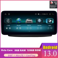 Mercedes CLS C218 Android 14.0 Autoradio DVD GPS avec 8-Core 8Go+128Go Écran Tactile Commande au Volant DAB USB WiFi 4G LTE CarPlay Android Auto - 12,3" Android 14 Autoradio Système GPS Stéréo Lecteur Multimédia de Voiture pour Mercedes CLS C218 (De 2011)