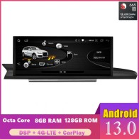 Audi A6 Android 14.0 Autoradio DVD GPS avec 8Go+128Go Commande au Volant DAB WiFi 4G CarPlay Android Auto - 12,3" Android 14 Autoradio Système GPS Stéréo Lecteur Multimédia de Voiture pour Audi A6 C7/4G (De 2011)