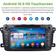 Mazda CX-9 Android 10.0 Autoradio DVD GPS avec 8-Core 4Go+64Go Bluetooth Parrot Telecommande au Volant Micro DSP CD SD USB DAB 4G LTE WiFi TV MirrorLink OBD2 CarPlay - 8" Android 10.0 Lecteur DVD GPS Radio Stéréo Navigation pour Mazda CX-9 (2008-2015)