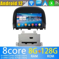 Opel Mokka Android 12.0 Autoradio DVD GPS avec 8Go+128Go Bluetooth Telecommande au Volant DSP USB DAB 4G WiFi OBD2 CarPlay - 8" Android 12 Lecteur DVD GPS Radio Stéréo Navigation pour Opel Mokka (2012-2015)