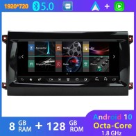 Land Rover Discovery 5 Android 10 Autoradio DVD GPS avec 8-Core 8Go+64Go Écran Tactile HD Commande au Volant DAB SD USB DSP WiFi 4G LTE CarPlay - 10,25" Android 10 Autoradio Système GPS Stéréo Lecteur Multimédia de Voiture pour Land Rover Discovery 5 L462