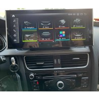 Audi A4 B8 Android 13 Autoradio DVD GPS Navigation avec 8Go+256Go Bluetooth Telecommande au Volant DSP DAB WiFi 4G CarPlay - 12,5