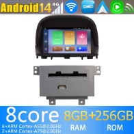 Opel Mokka Android 14.0 Autoradio DVD GPS avec 8G+256G Bluetooth DAB USB DSP 4G WiFi Caméra 360° CarPlay Android Auto - 8" Android 14 Autoradio Stéréo de Voiture Multimédia GPS Navigation pour Opel Mokka (2011-2015)