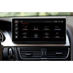 Audi S4 B8 Android 10 Autoradio DVD GPS avec 8-Core 8Go+128Go Écran Tactile HD Commande au Volant Micro DAB SD USB AUX WiFi 4G LTE CarPlay Android Auto - 10,25