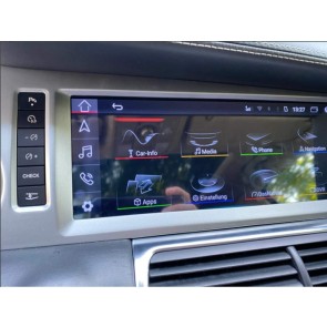 Audi Q7 Android 12.0 Autoradio GPS Navigation avec 8Go+128Go Bluetooth Telecommande au Volant DAB DSP WiFi 4G CarPlay sans Fil - 10,25