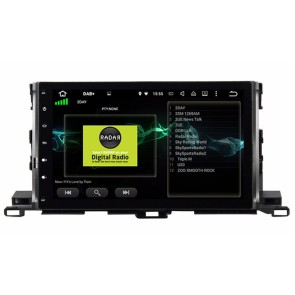 Toyota Highlander Android 10.0 Autoradio DVD GPS avec 8-Core 4Go+64Go Bluetooth Parrot Telecommande au Volant Micro DSP SD USB DAB 4G LTE WiFi TV OBD2 CarPlay - 10