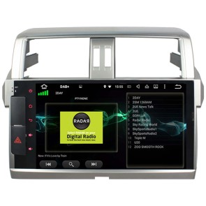 Toyota Land Cruiser Prado J150 Android 13.0 Autoradio DVD GPS avec 8Go+128Go Bluetooth Telecommande au Volant DSP USB DAB 4G WiFi CarPlay - 10