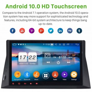10" Android 10.0 Lecteur DVD GPS Radio Stéréo Navigation pour Honda Accord 8 (2008-2013)-1