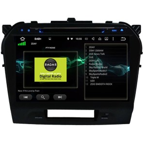 Suzuki Vitara Android 10.0 Autoradio DVD GPS avec 8-Core 4Go+64Go Bluetooth Parrot Telecommande au Volant Micro DSP SD USB DAB 4G LTE WiFi TV MirrorLink OBD2 CarPlay - 10