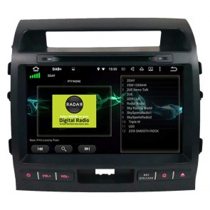 Toyota Land Cruiser 200 Android 10.0 Autoradio DVD GPS avec 8-Core 4Go+64Go Bluetooth Parrot Telecommande au Volant Micro DSP CD SD USB DAB 4G LTE WiFi TV OBD2 CarPlay - 10