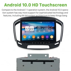 10" Android 10.0 Lecteur DVD GPS Radio Stéréo Navigation pour Opel Insignia (De 2014)-1
