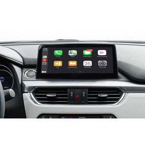 Mazda 6 Android 10.0 Autoradio DVD GPS avec 8-Core 4Go+64Go Bluetooth Parrot Telecommande au Volant Micro DSP CD SD USB DAB 4G LTE WiFi TV MirrorLink OBD2 CarPlay - 10,25