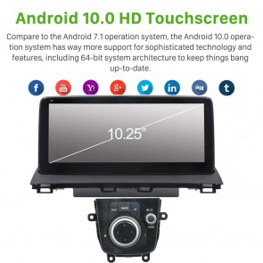 10,25" Android 10.0 Lecteur DVD GPS Radio Stéréo Navigation pour Mazda 3 (De 2013)-1