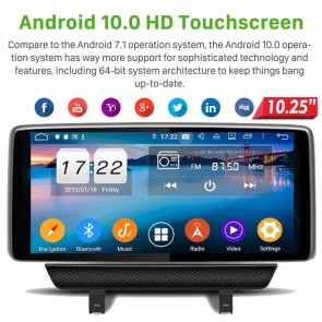 10,25" Android 10.0 Lecteur DVD GPS Radio Stéréo Navigation pour Mazda CX-3 (2018-2020)-1