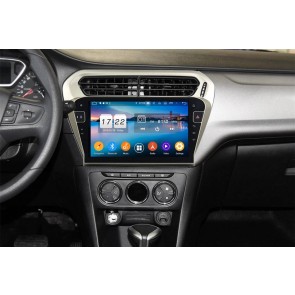 Peugeot 301 Android 10.0 Autoradio DVD GPS avec 8-Core 4Go+64Go Bluetooth Parrot Telecommande au Volant Micro DSP CD SD USB DAB 4G LTE WiFi TV MirrorLink OBD2 CarPlay - 10