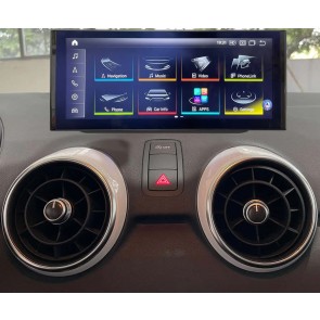 Audi A1 Android 13 Autoradio DVD GPS Navigation avec 8Go+256Go Bluetooth Telecommande au Volant DSP DAB WiFi 4G CarPlay - 12,5