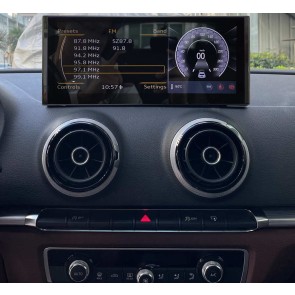 Audi A3 Android 13 Autoradio DVD GPS Navigation avec 8Go+256Go Bluetooth Telecommande au Volant DSP DAB WiFi 4G CarPlay - 12,5